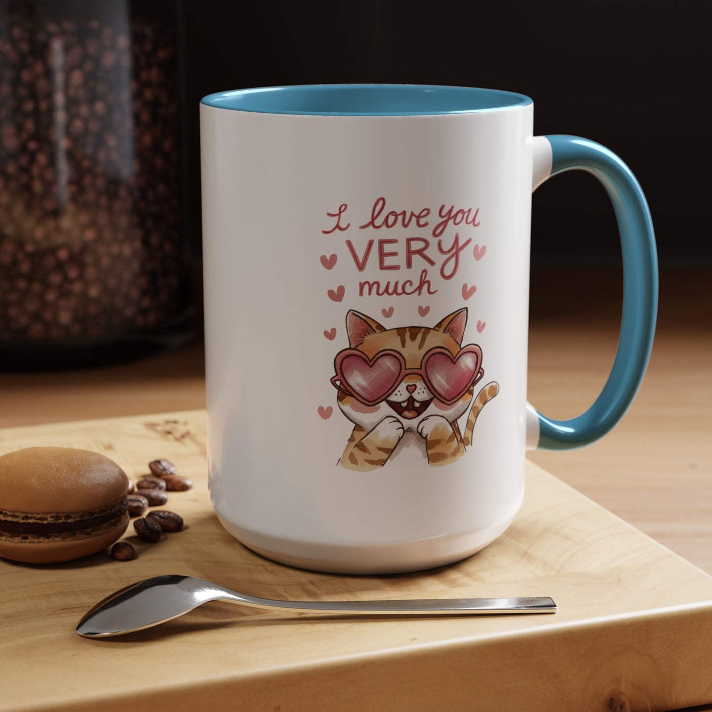 Valentine's Day Mug - I Love You Cat