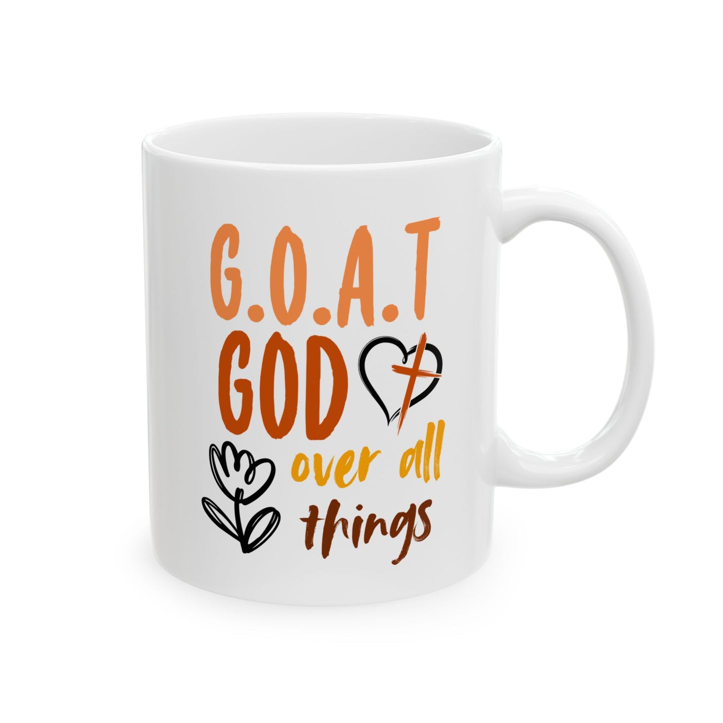 Religious Mug - God Over All Things
