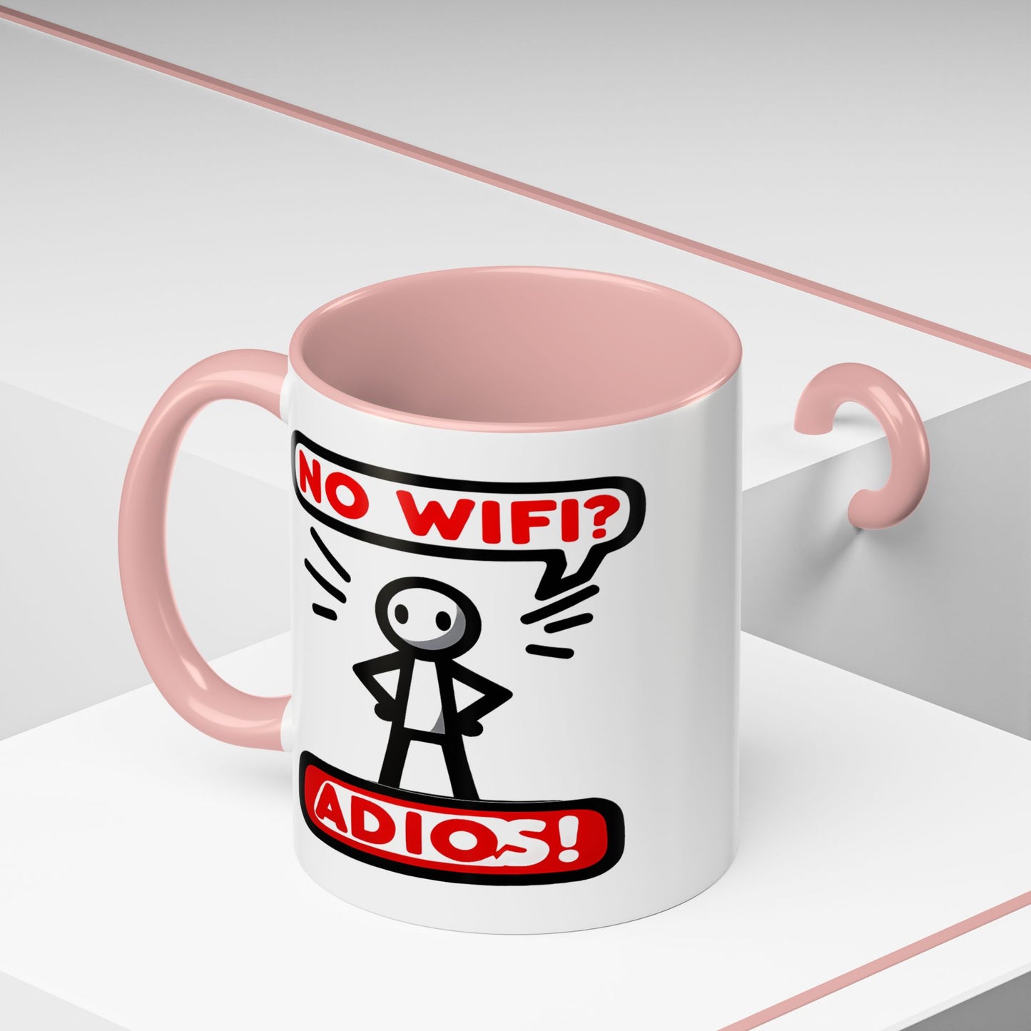 Humor Mug - No Wifi? Adios!