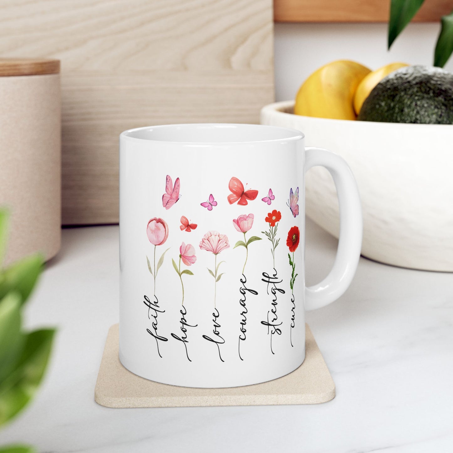 Religious Mug - Faith Hope Love