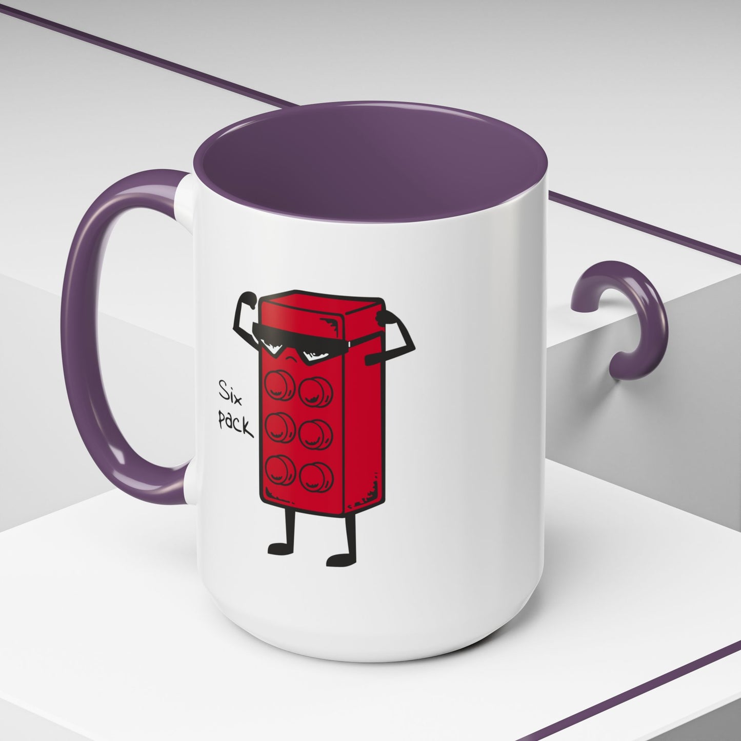 Humor Mug - Six Pack Lego Block