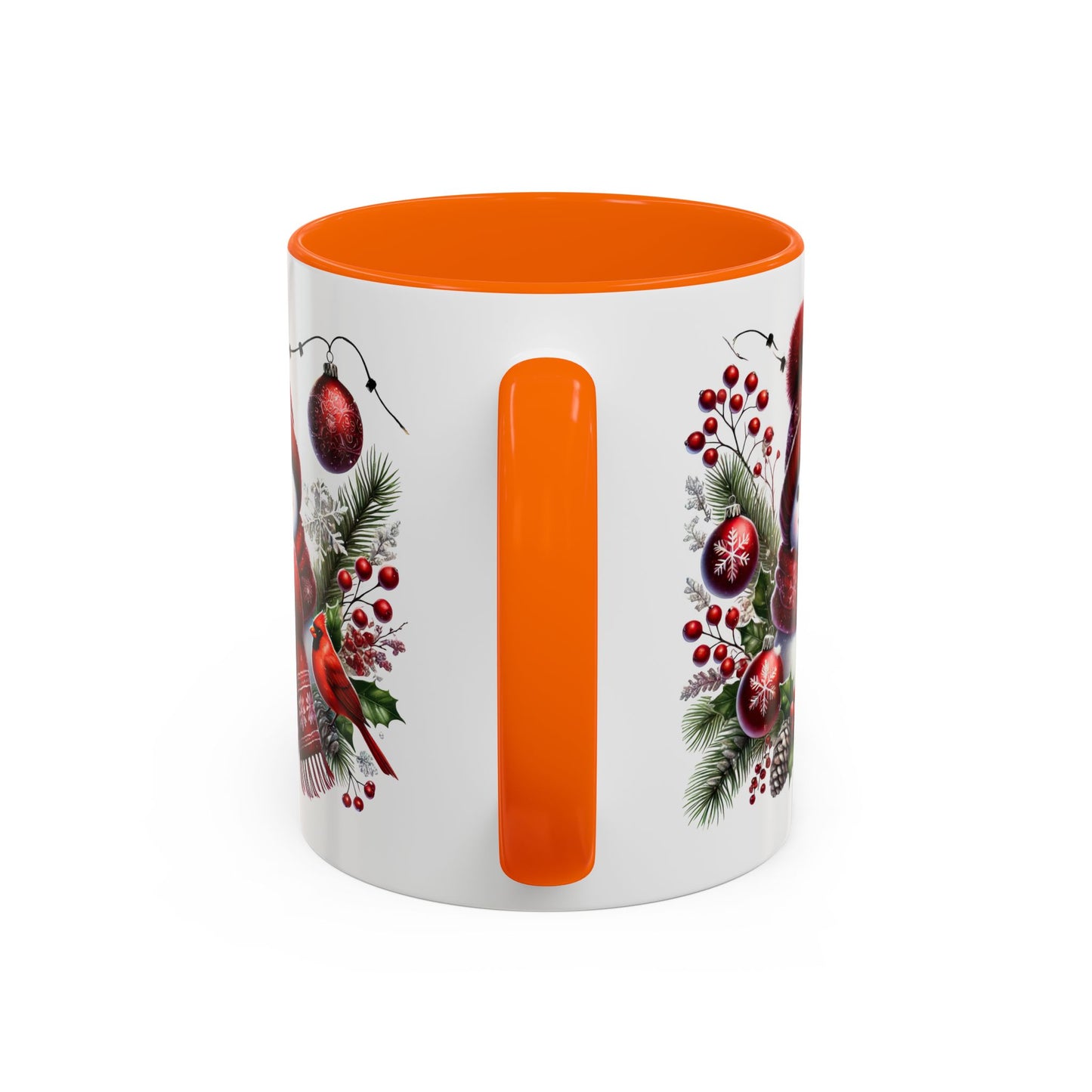 Christmas Mug - Burgundy Snowman