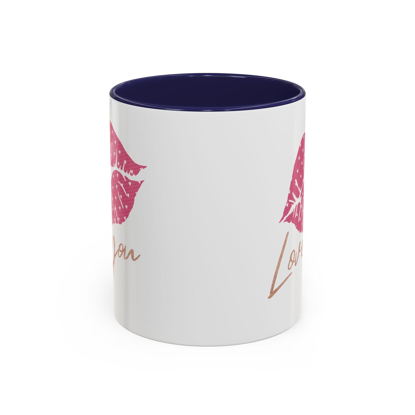 Valentine's Day Mug - Love You Lips Kiss