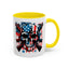 4th of July Mug - Skull With American Flag
