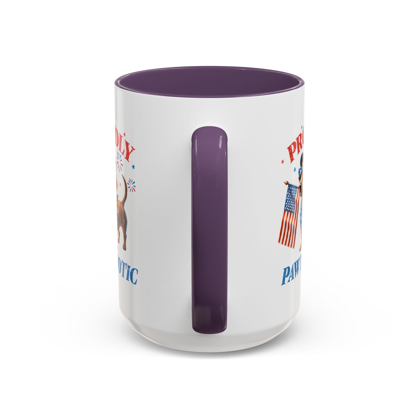 4th of July Mug - Proudly Pawtriotic Dog