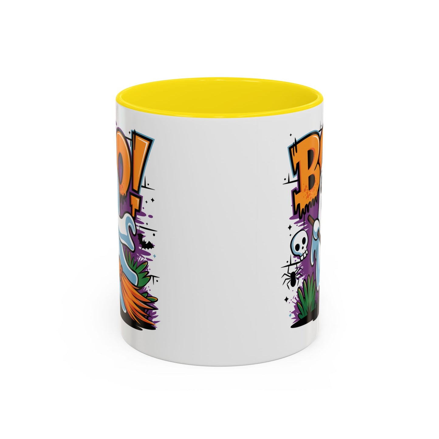 Halloween Mug - Boo! Flying Ghost With Broom