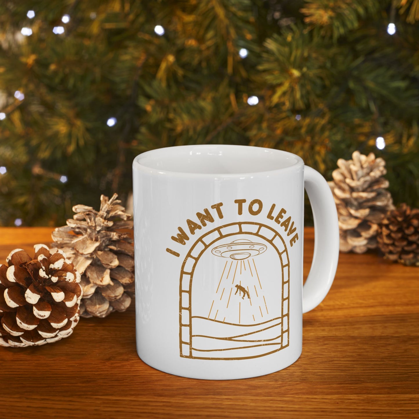 Alien Mug - I Want To Leave