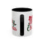 Christmas Mug - Merry Christmas Red & Green Text Bow