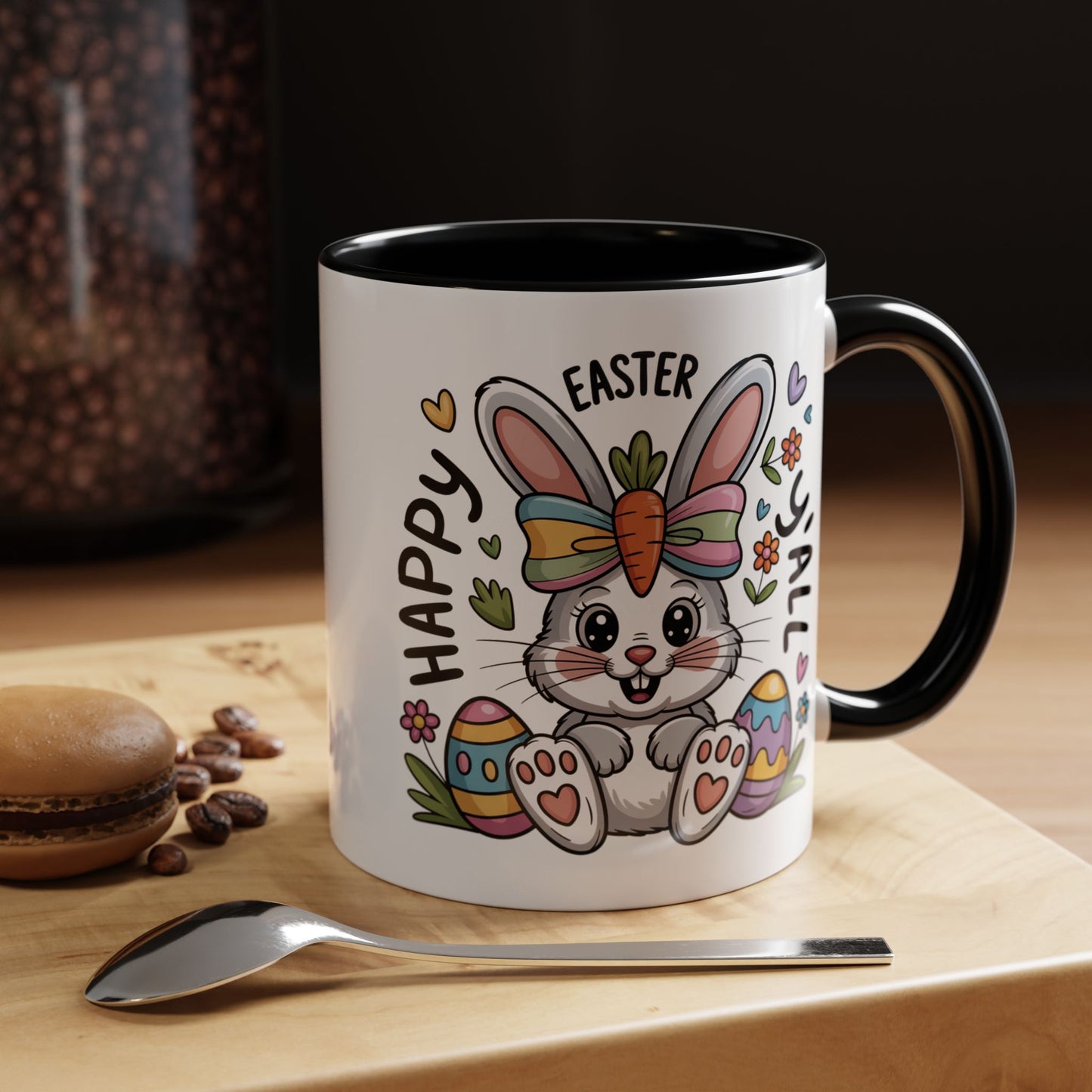 Easter Mug - Happy Easter Y'all Bunny