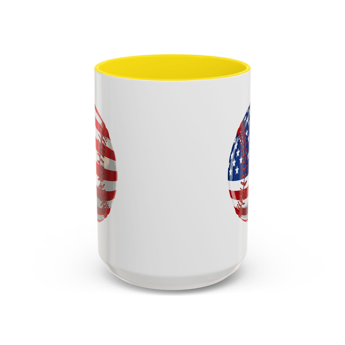 4th of July Mug - Baseball American Flag