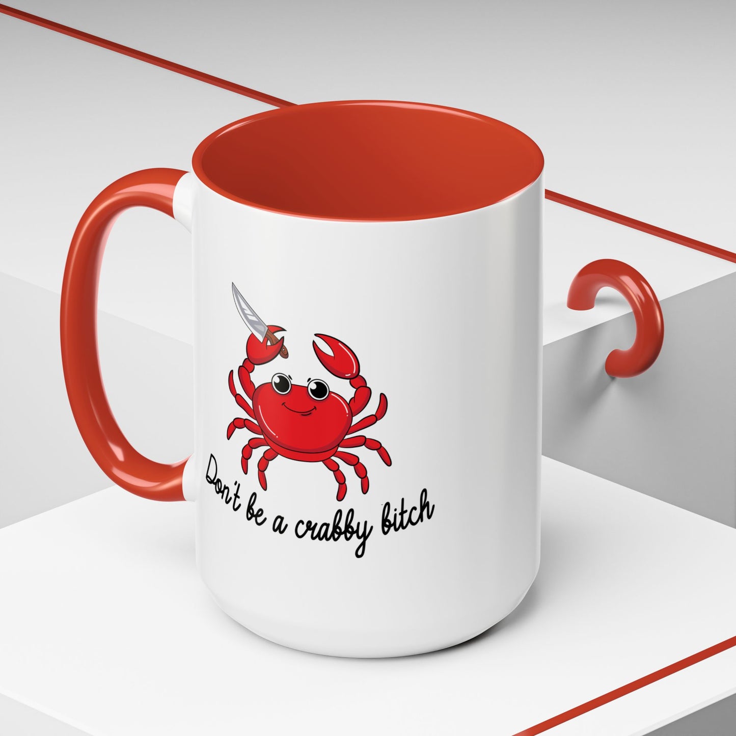 Adult Mug - Don't Be A Crabby Bitch