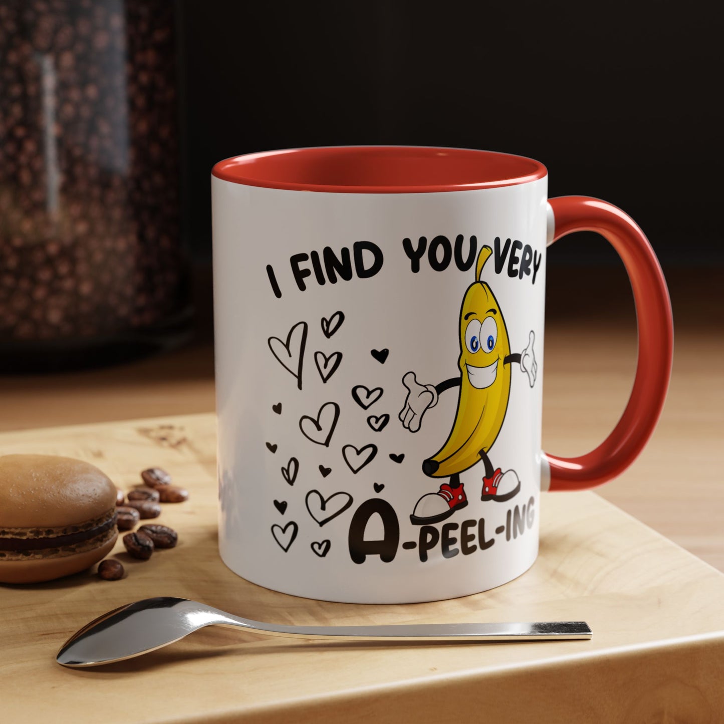 Adult Mug - I Find You Very A-Peel-Ing
