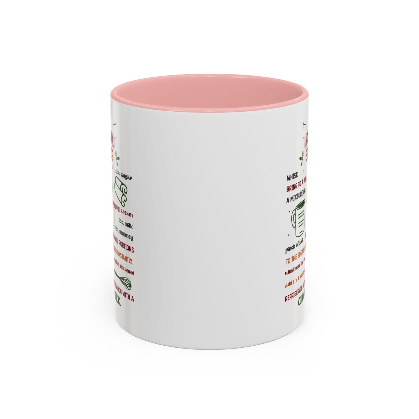 Christmas Mug - Homemade Eggnog Recipe