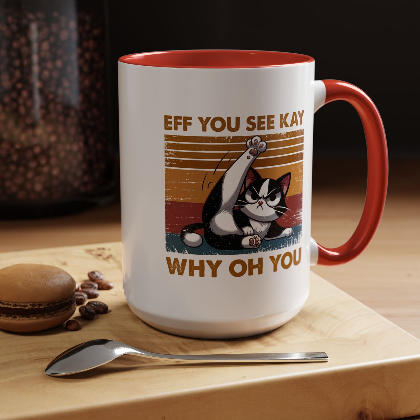 Adult Mug - Eff You See Kay Why Oh You Cat