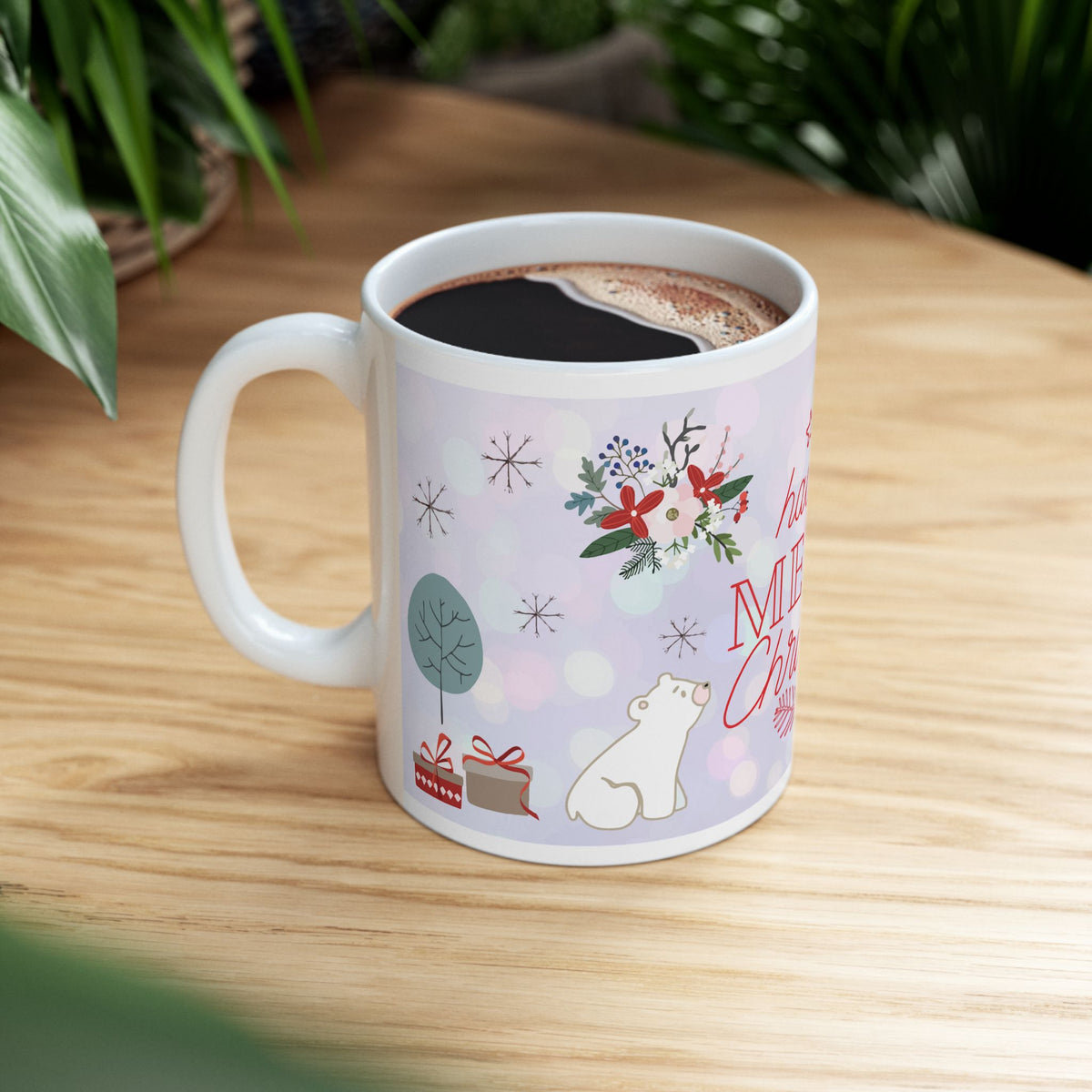 Chistmas Mug - Have a Merry Christmas Polar Bear Wrap