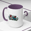 Christmas Mug - Merry Christmas White Red & Blue Text