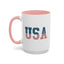 4th of July Mug - USA American Flag