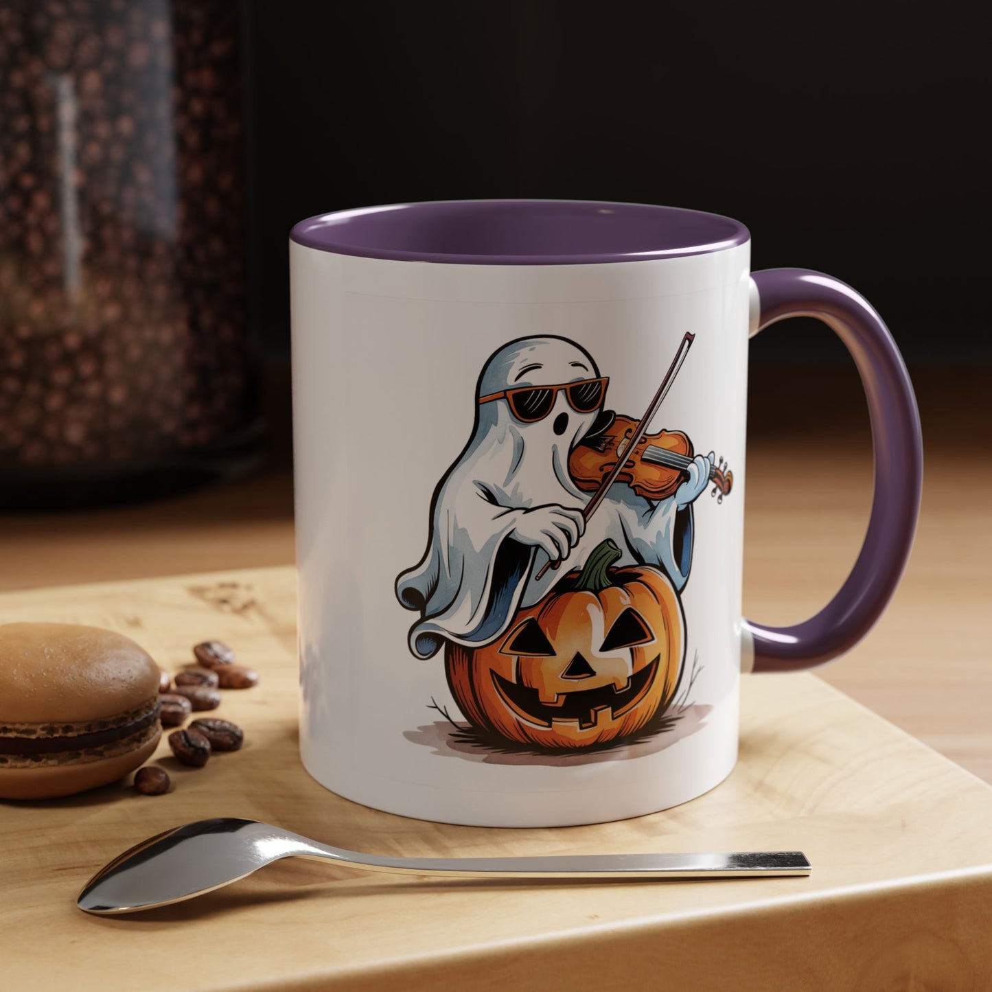 Halloween Mug - Violin Playing Ghost