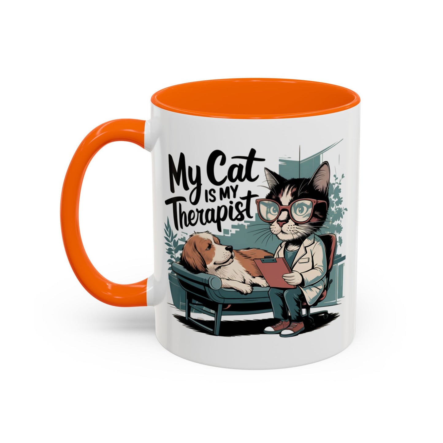 Animal Mug - My Cat Is My Therapist