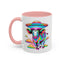 Alien Mug - Multicoloured Cow