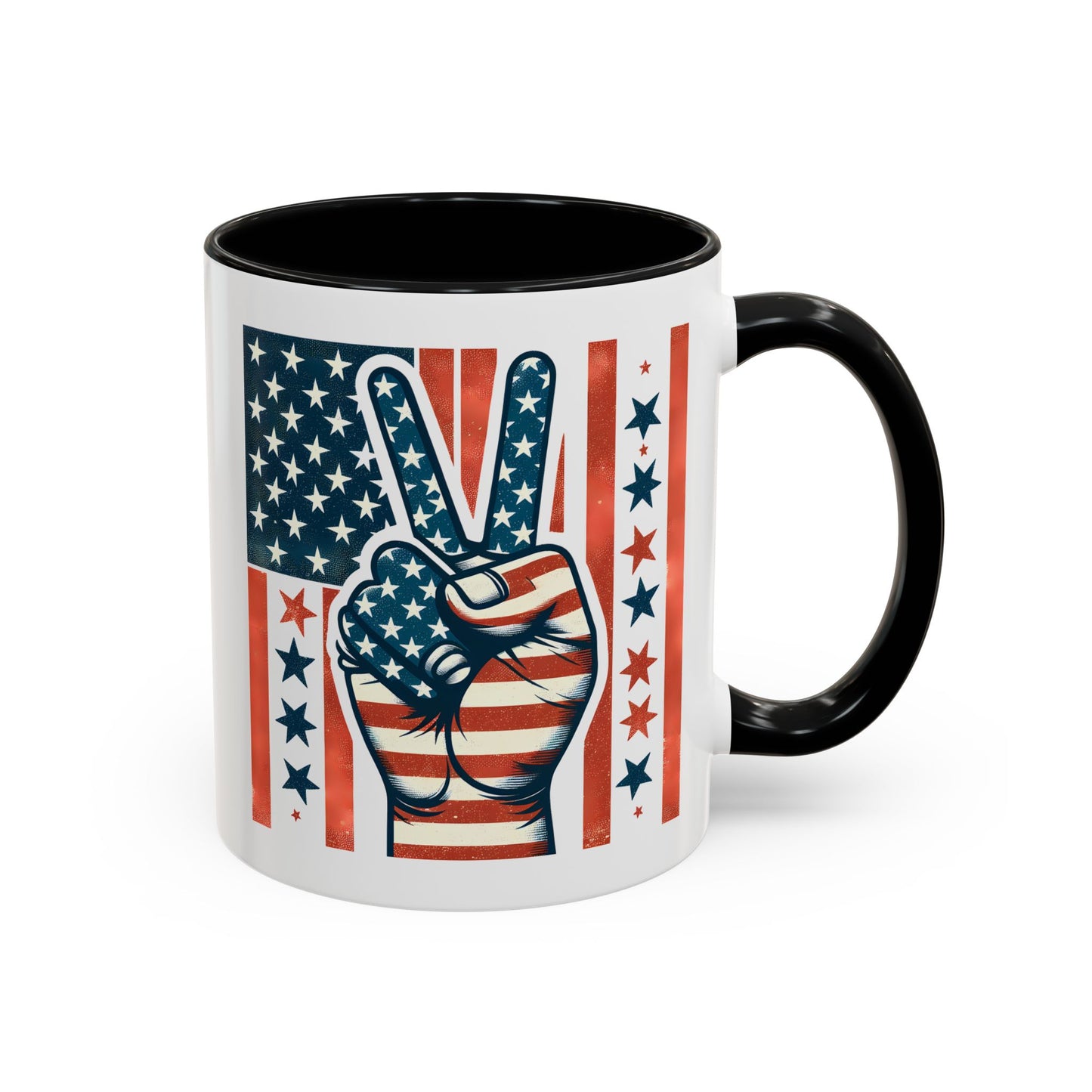 4th of July - Peace Sign Flag