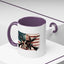 4th of July Mug - Skull Guns Flag