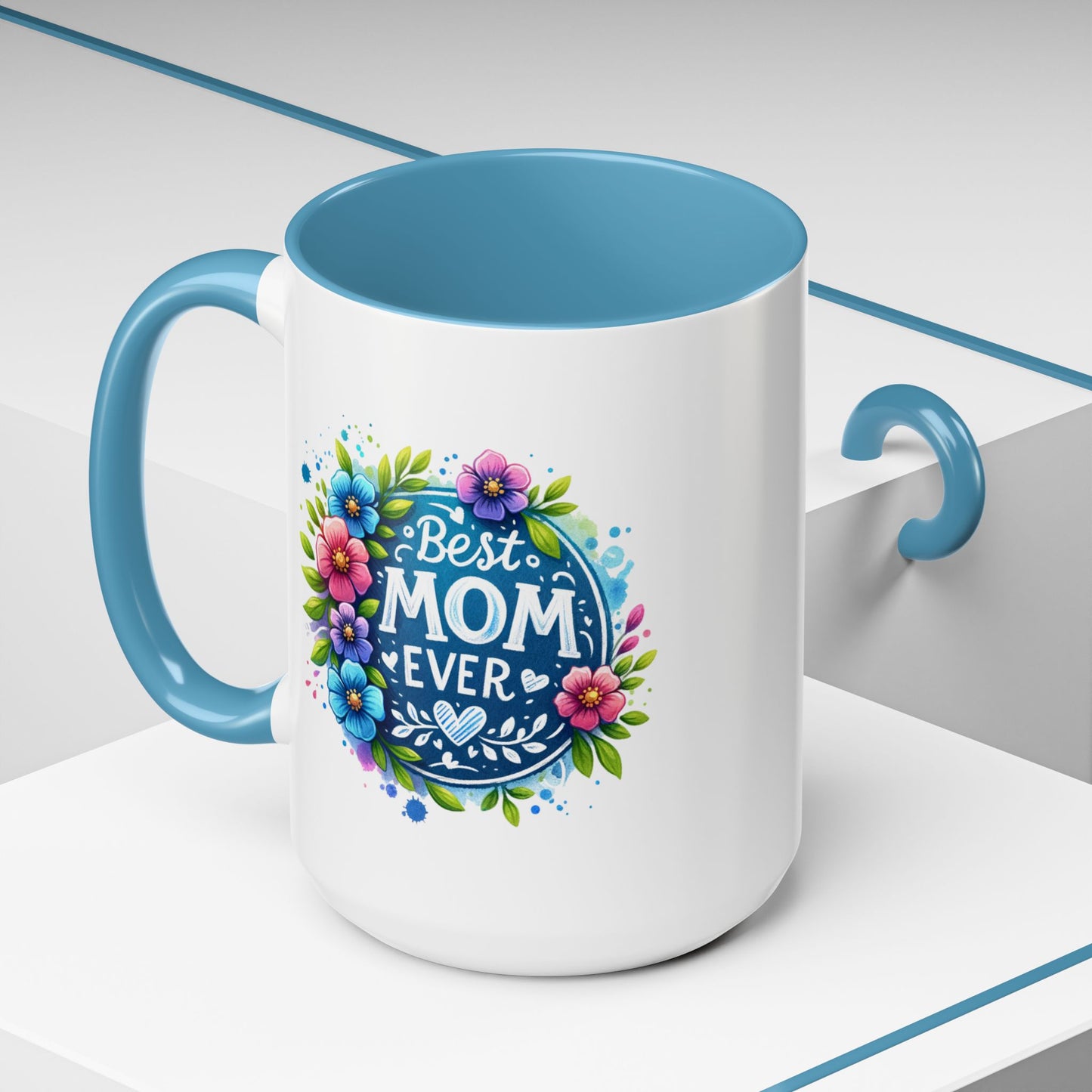 Mother's Day Mug - Best Mom Ever Floral