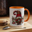 Christmas Mug - Gnome with Christmas Wreath