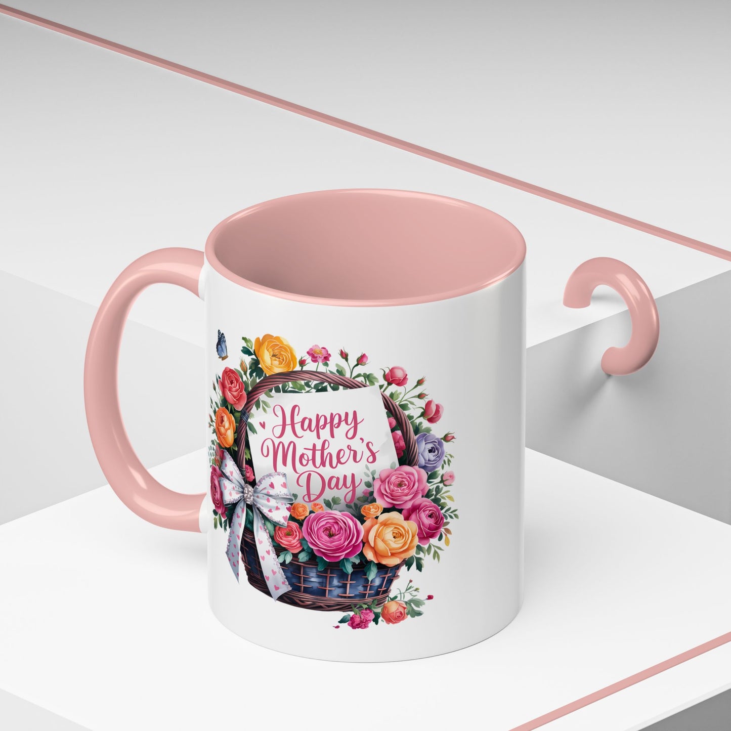 Mother's Day Mug - Happy Mother's Bouquet