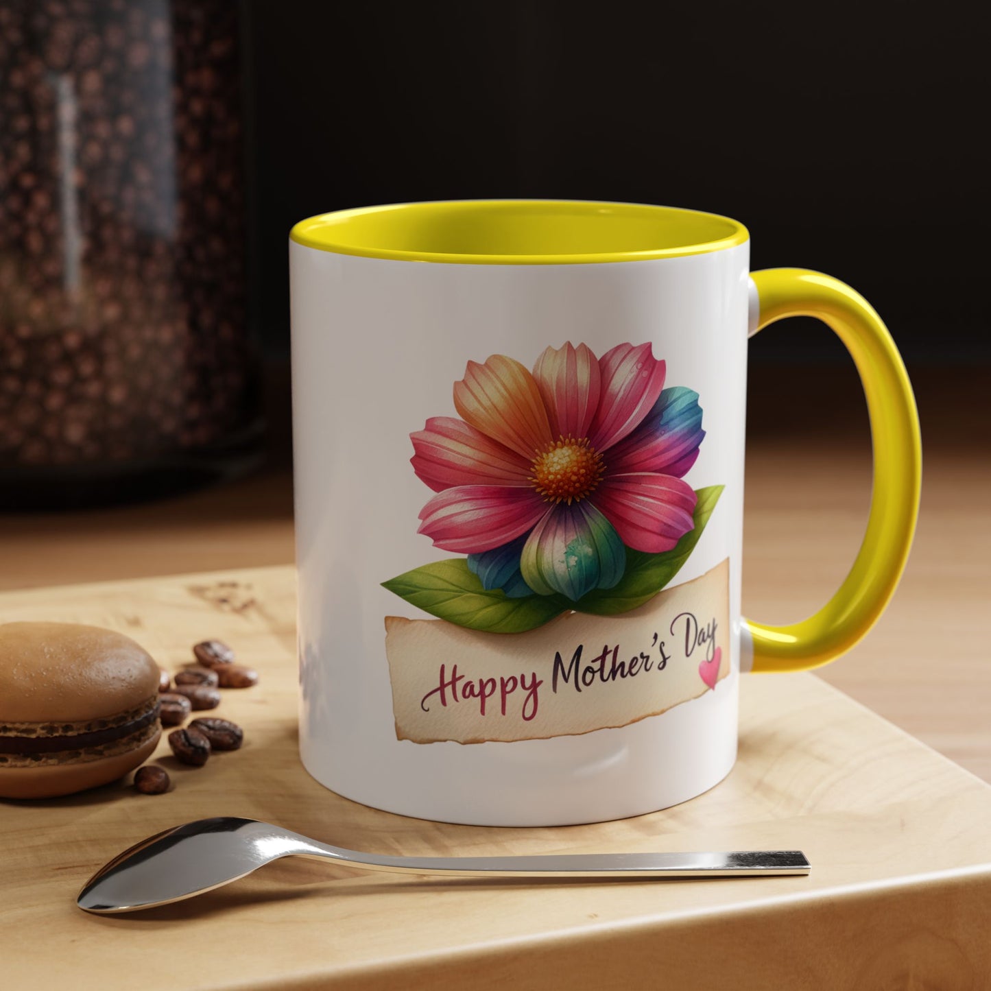 Mother's Day Mug - Happy Mother's Day Flower