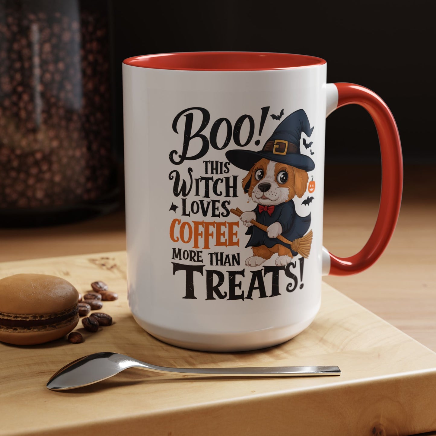 Halloween Mug - Puppy Witch