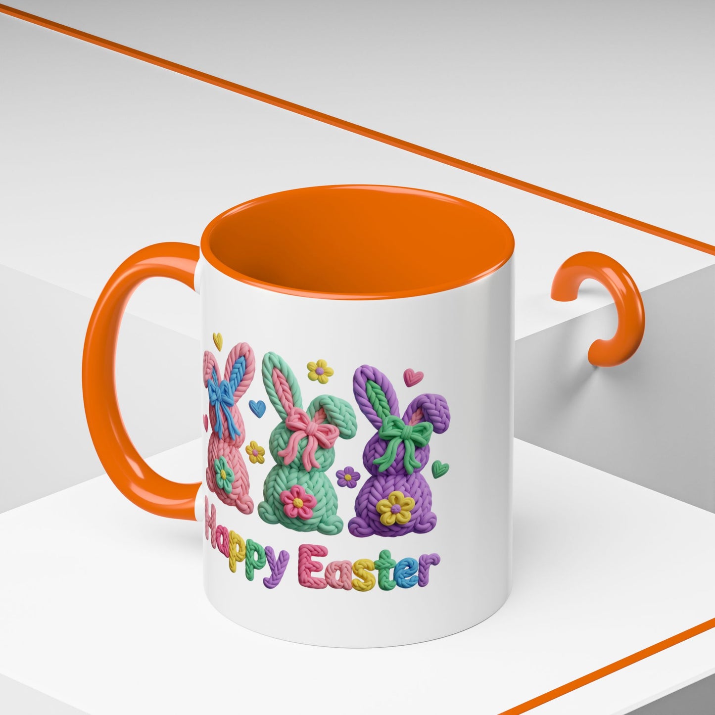 Easter Mug - Crochet Bunnies