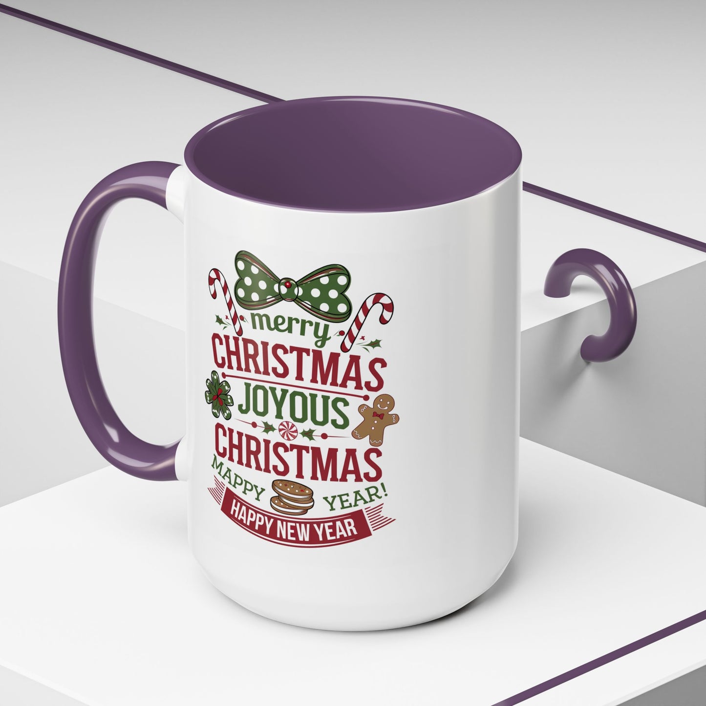 Christmas Mug - Merry Christmas Joyous Christmas Happy New Year