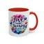 Wellness Mug - Love More Worry Less Circle