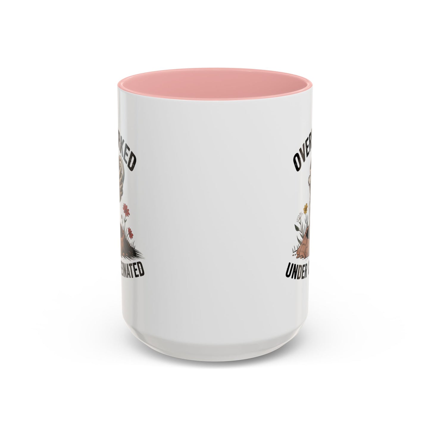 Humor Mug - Overworked and Under Caffeinated