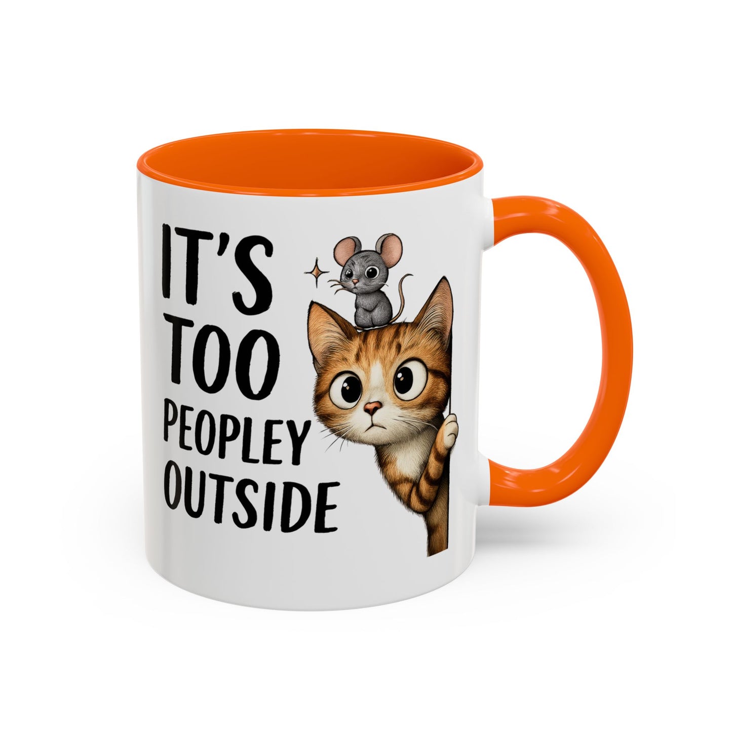 Animal Mug - It's Too Peopley Outside