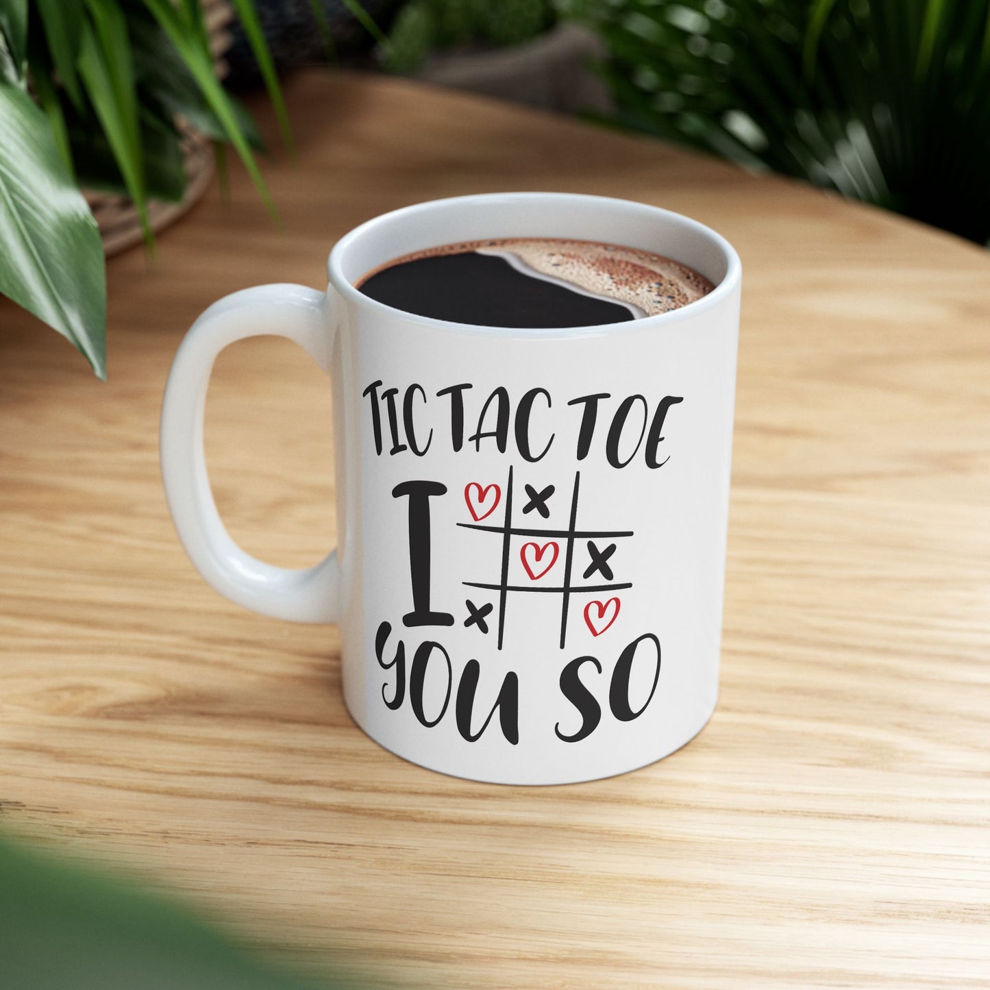Valentine's Day Mug - Tic Tac Toe