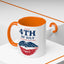 4th of July Mug - Happy 4th of July Flag Lips