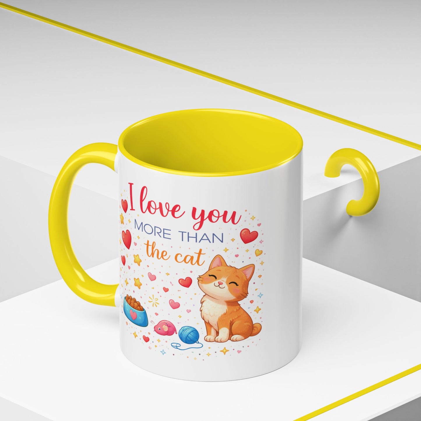Anniversary Mug - I Love You More Than The Cat