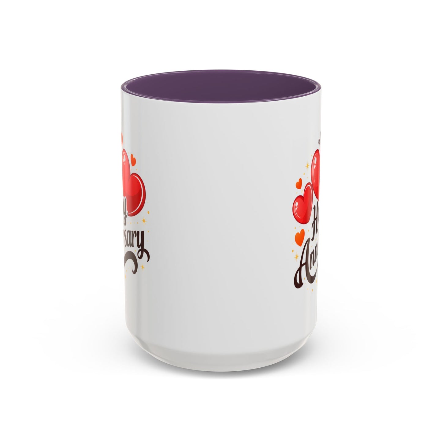 Anniversary Mug - Happy Anniversary Hearts