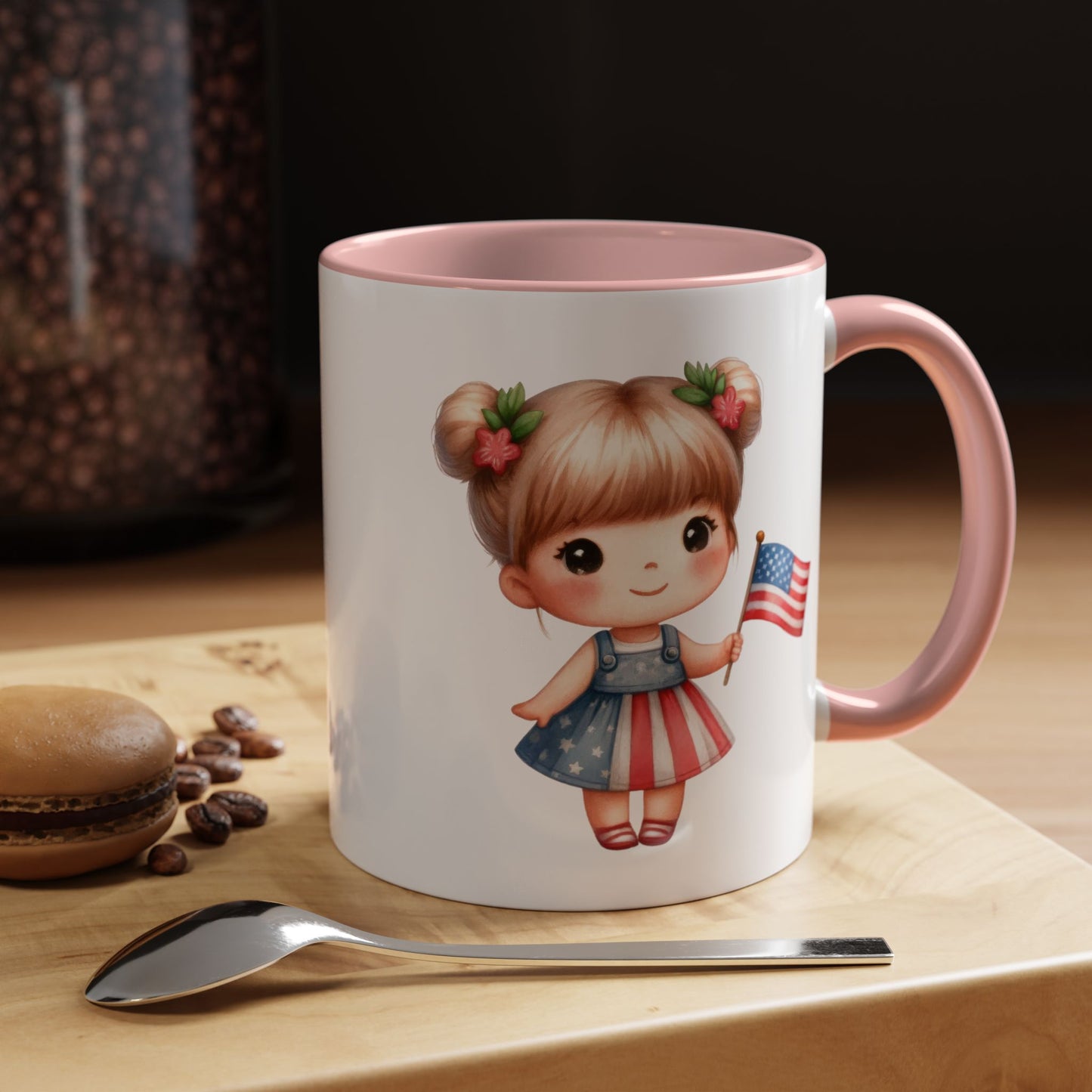 4th of July - American Girl Flag