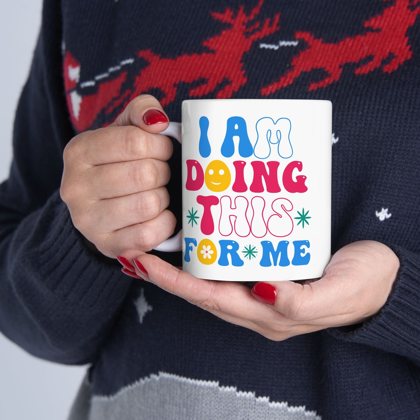 Motivation Mug - I Am Doing This For Me Retro