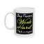 Motivation Mug - Stay Positive Work Hard Make It Happen Frame