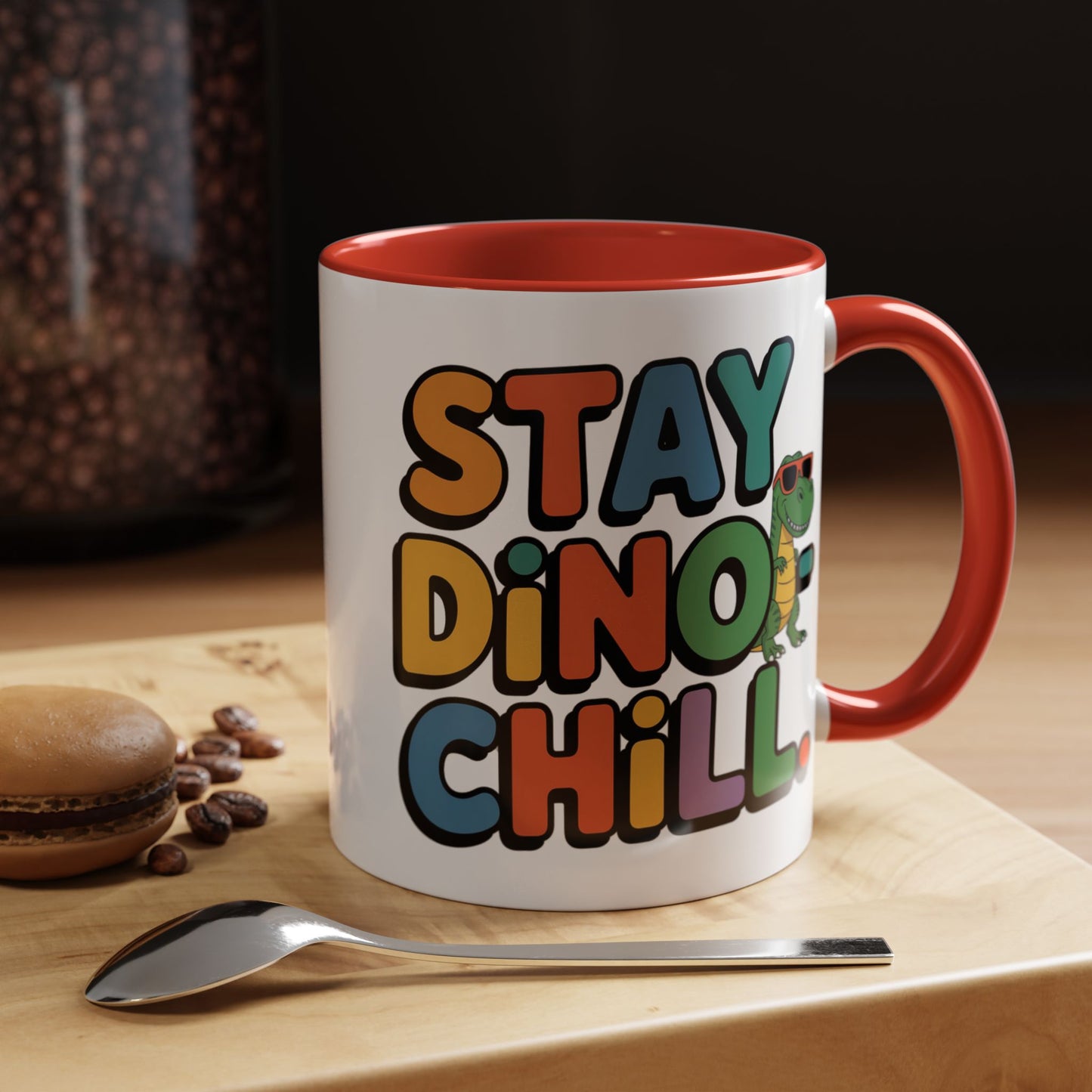 Humor mug - Stay Dino Chill