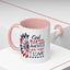 4th of July Mug - God Bless America Sunflower