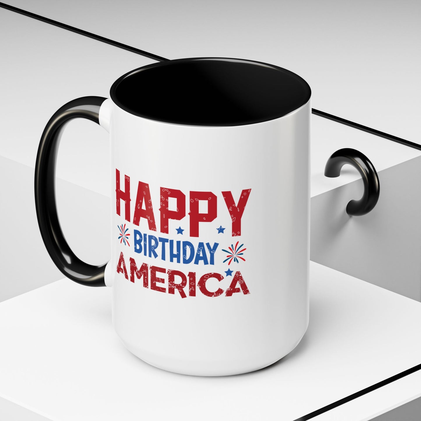 4th of July Mug - Happy Birthday America Celebrations