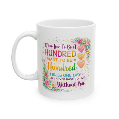 Anniversary Mug - If You Live To Be