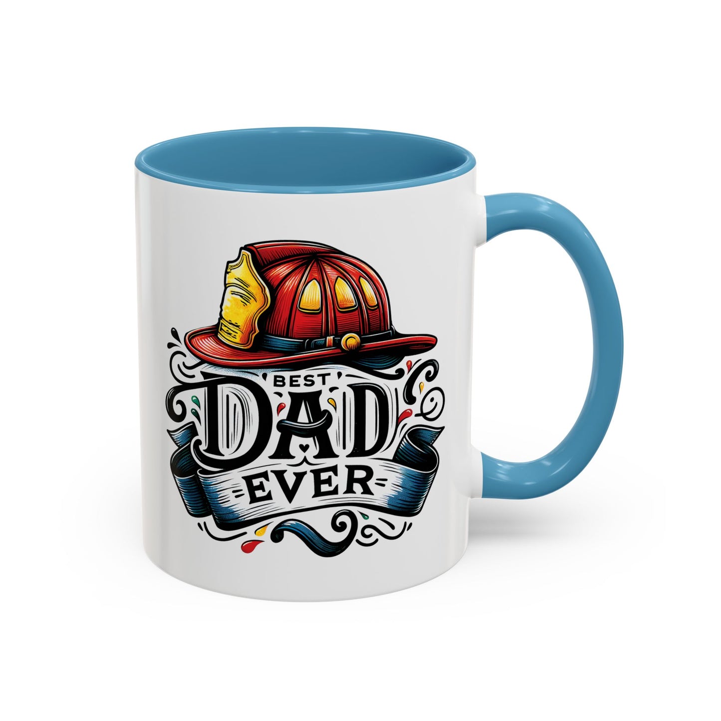 Father's Day Mug - Best Dad Ever Fireman