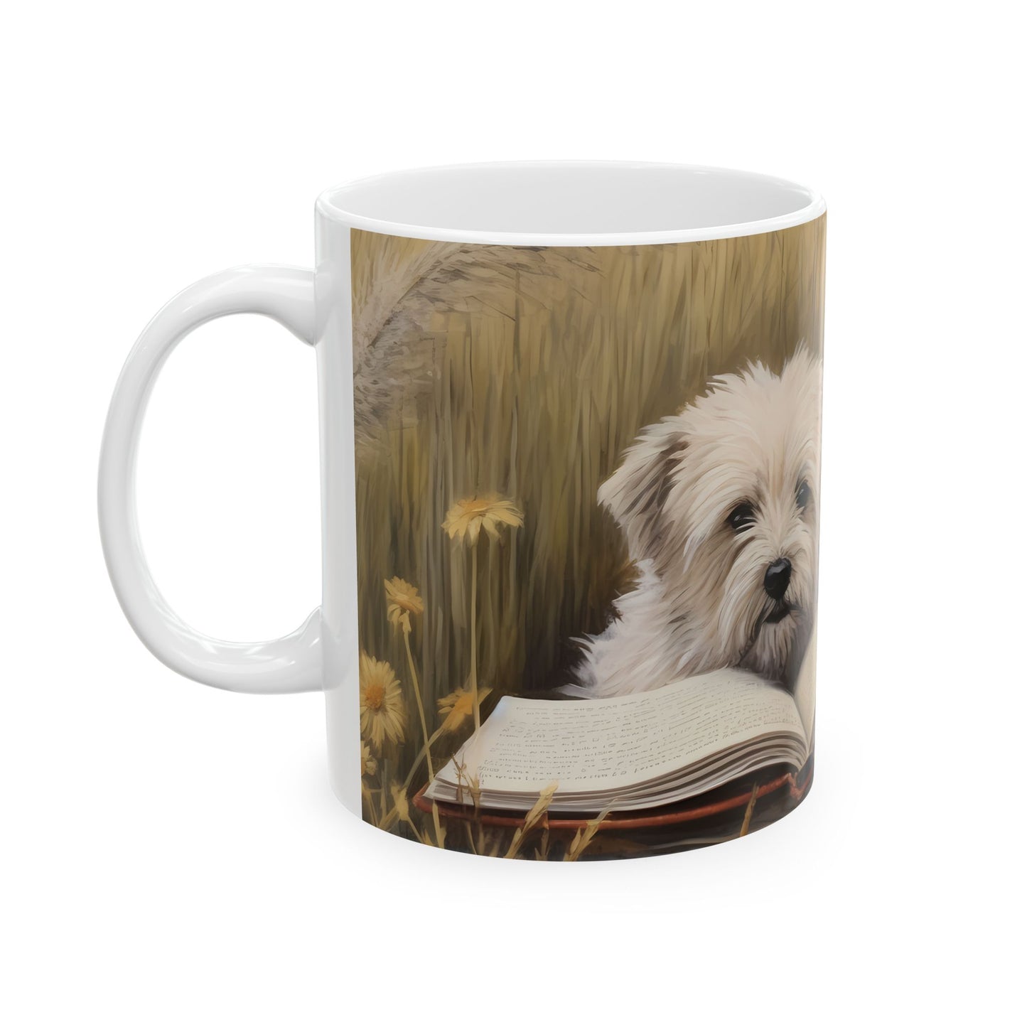 Artistic Mug - Felted Dog 2