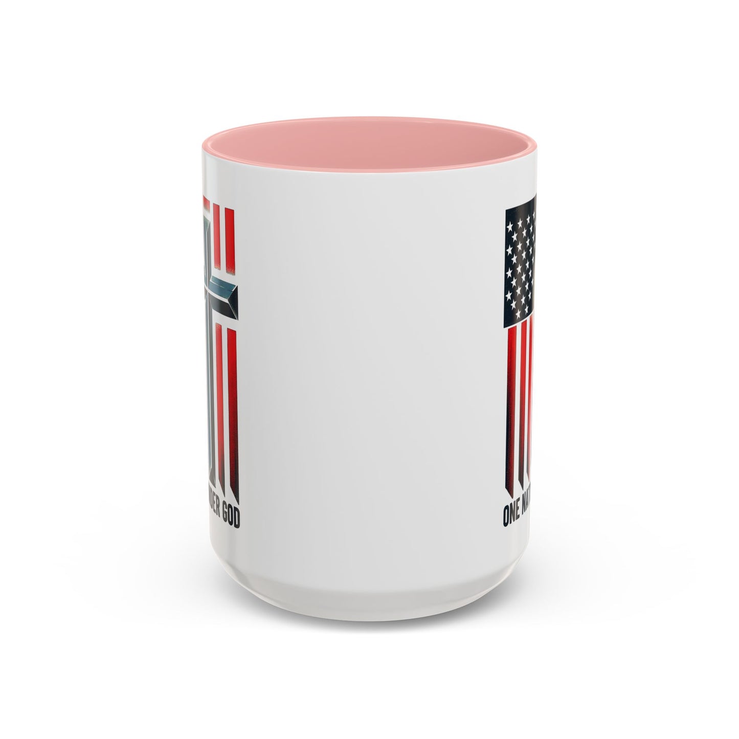 Religious Mug - One Nation Flag Cross